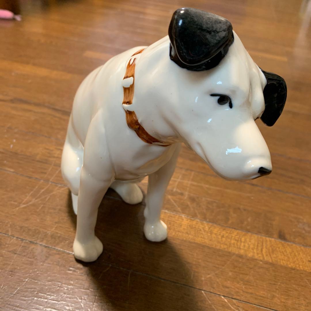 Victerビクター ニッパー　振り子時計　陶器製　置物 アンティーク　非売品