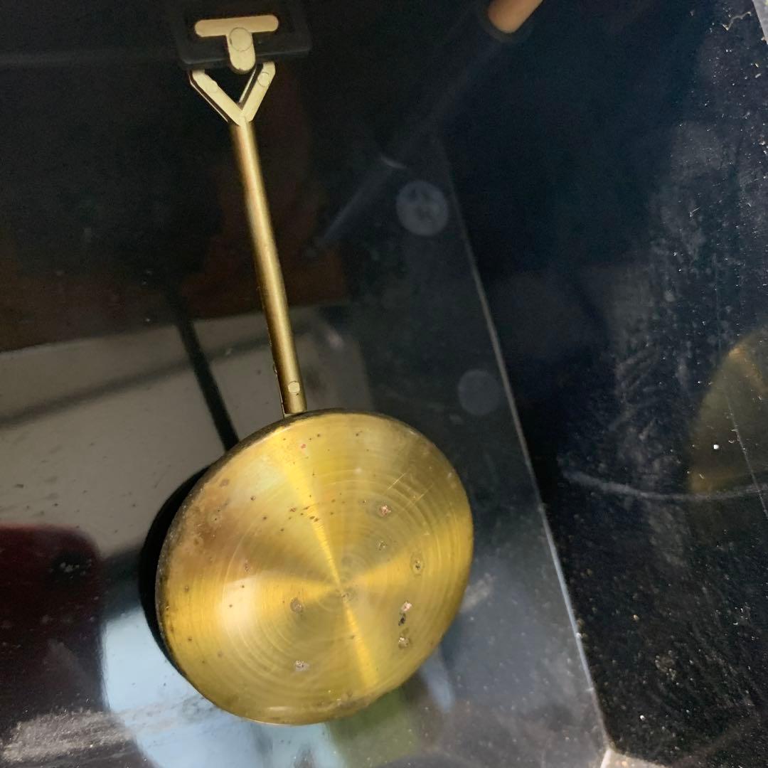 Victerビクター ニッパー　振り子時計　陶器製　置物 アンティーク　非売品