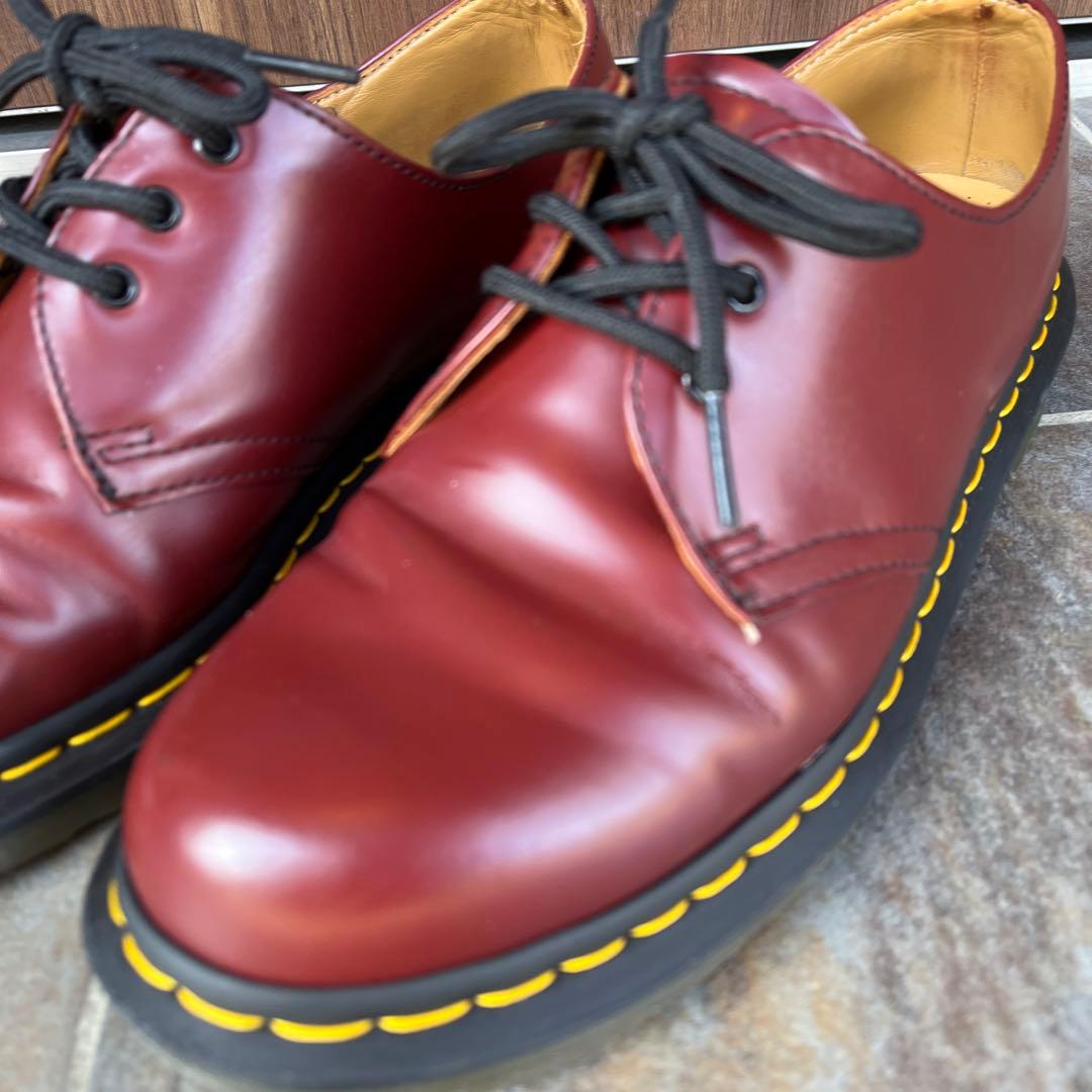 Dr. Martens バーガンディ UK7 レースアップ ドクターマーチン