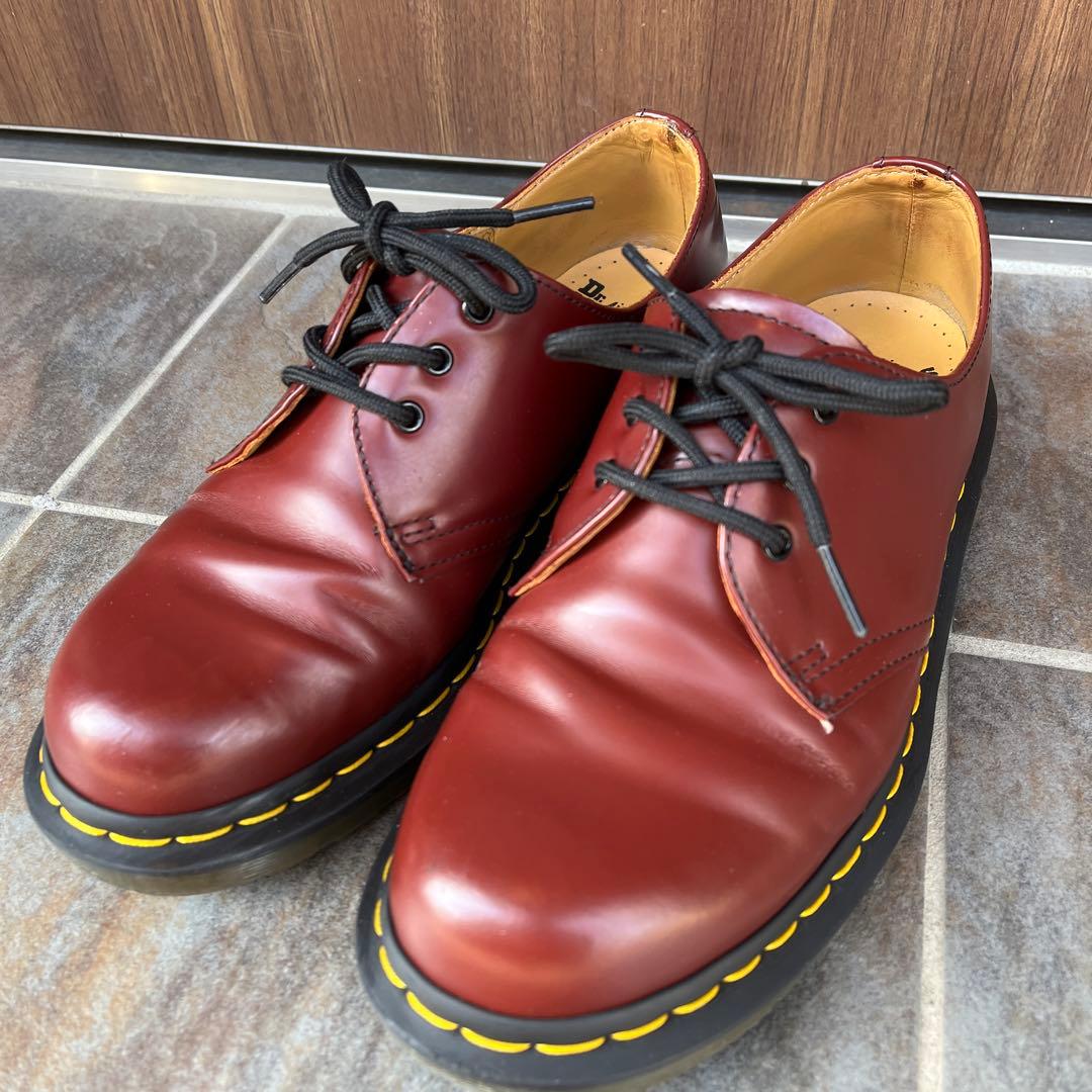 Dr. Martens バーガンディ UK7 レースアップ ドクターマーチン