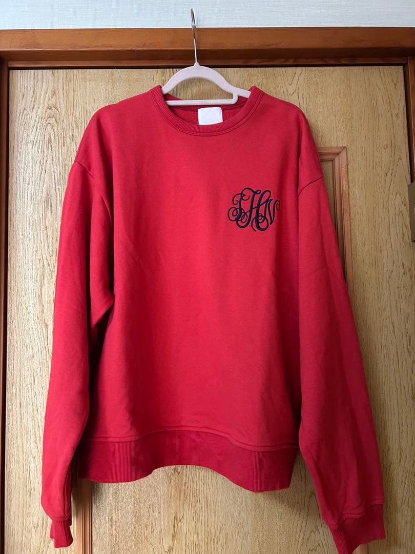 【JNHearts】 Monogram LogoスウェットRED/36