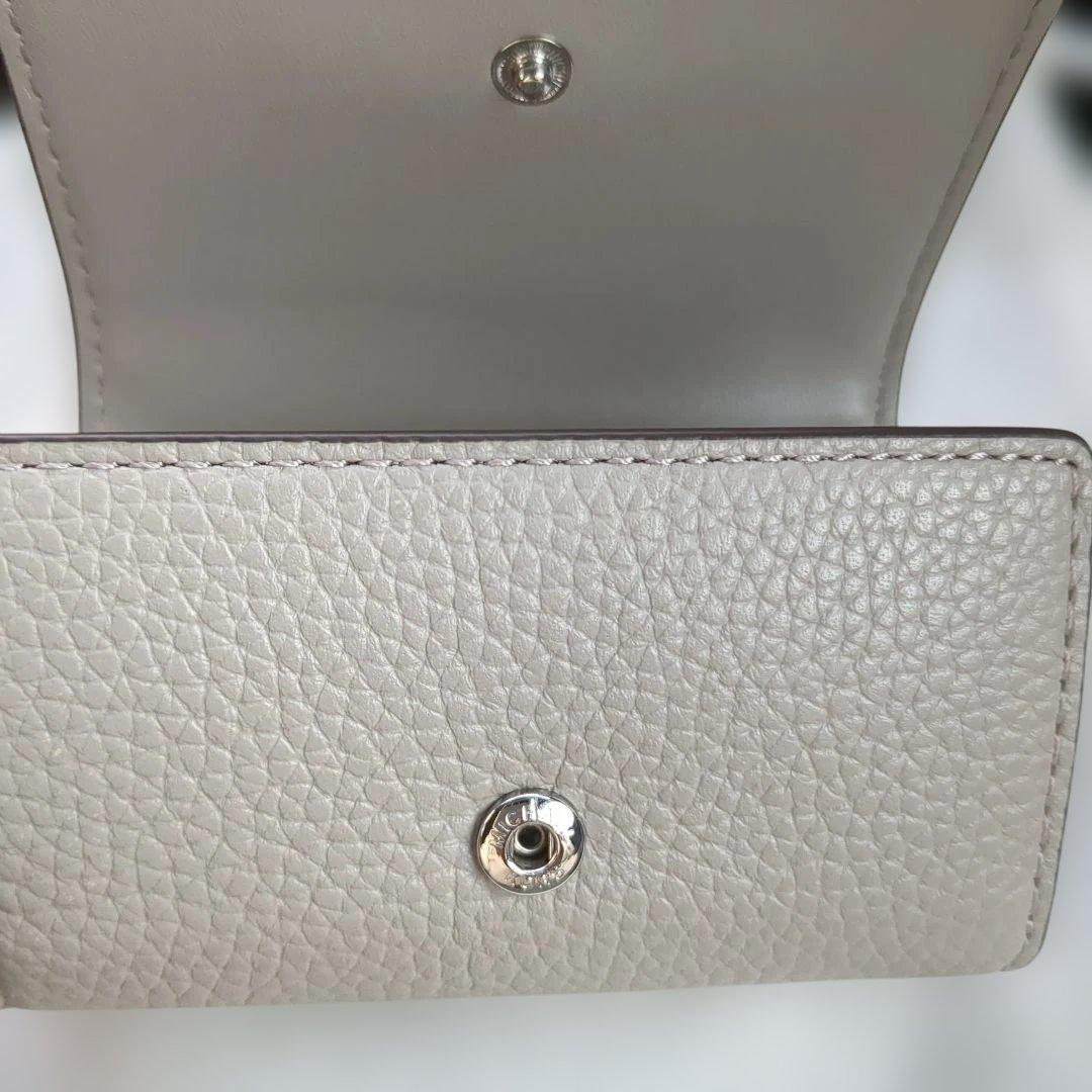 MICHAEL KORS グレー レザー キーケース