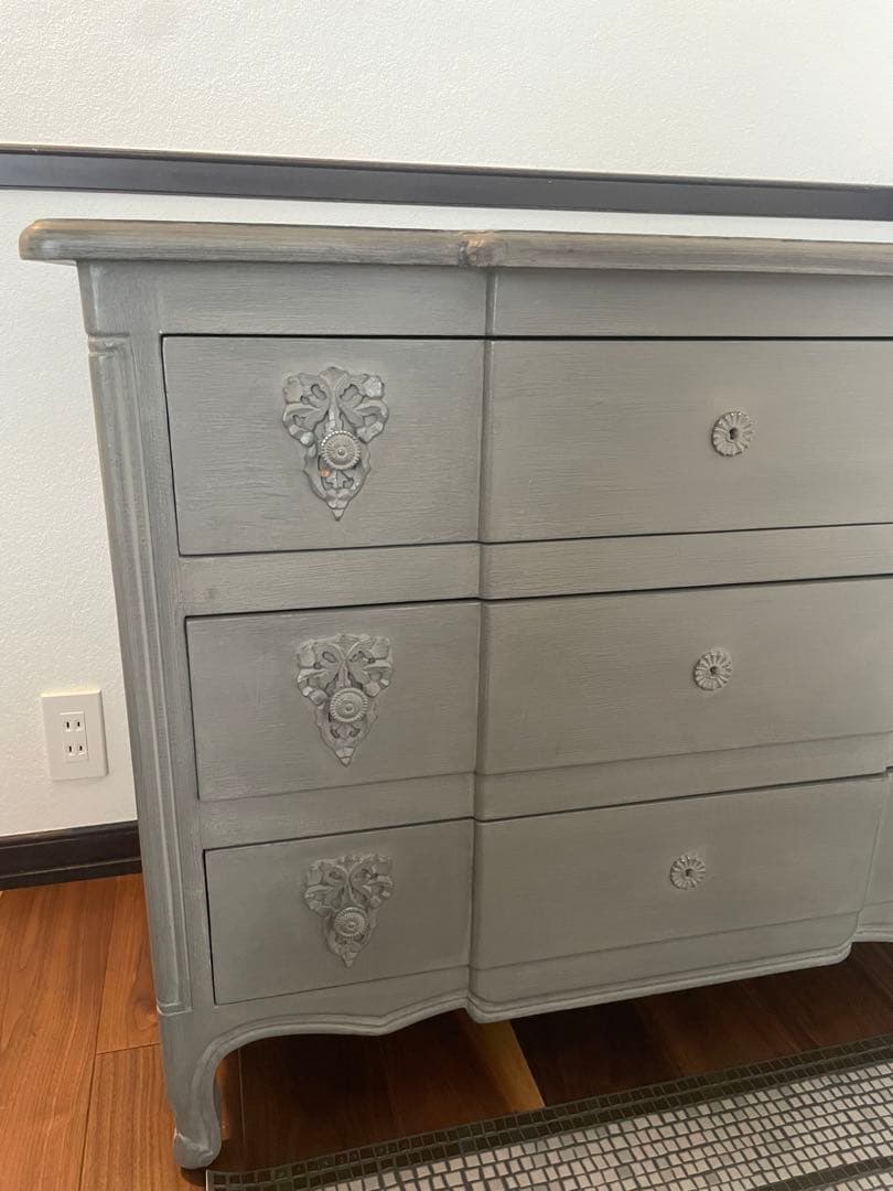 フレンチスタイル グレー チェスト ブランドジュリエオリジナル