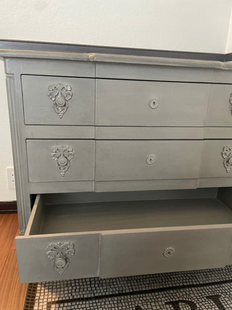 フレンチスタイル グレー チェスト ブランドジュリエオリジナル