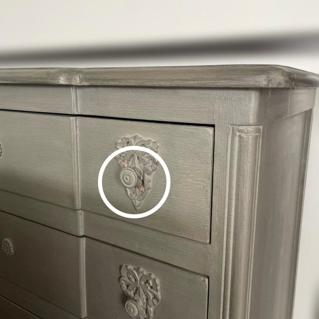 フレンチスタイル グレー チェスト ブランドジュリエオリジナル