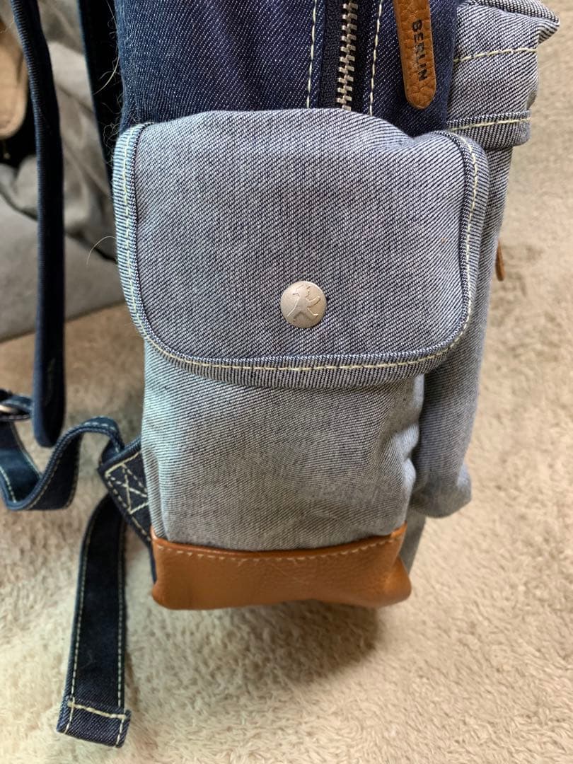 新品　アンペルマン　ドイツ　バックパッカー　デニム　リュック　男女兼用キッズにも