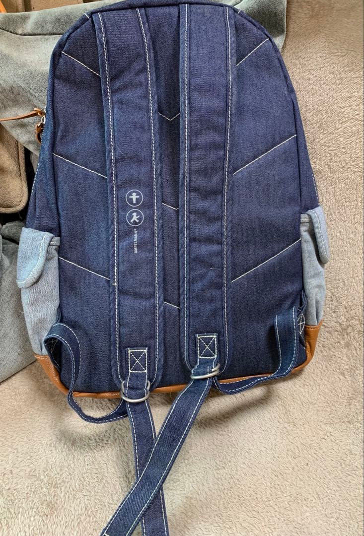 新品　アンペルマン　ドイツ　バックパッカー　デニム　リュック　男女兼用キッズにも