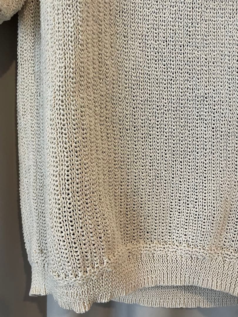 【みん】FRED PERRY フレッドペリー ニットポロ リネンライク