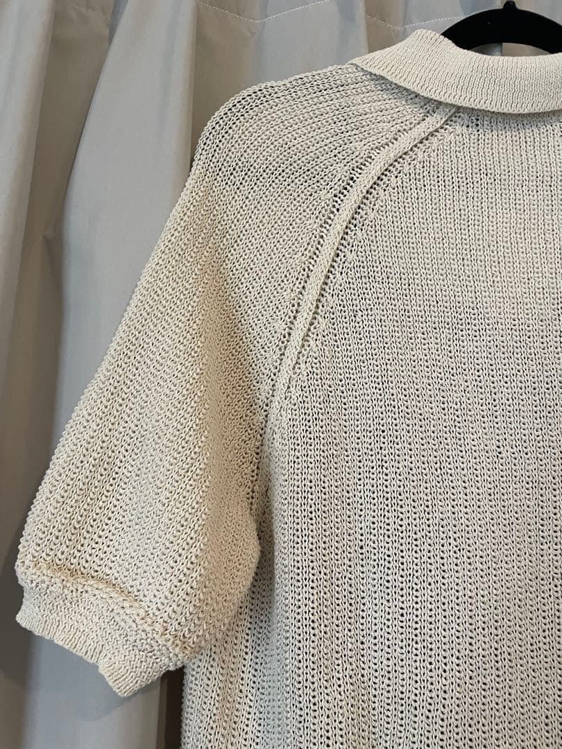 【みん】FRED PERRY フレッドペリー ニットポロ リネンライク