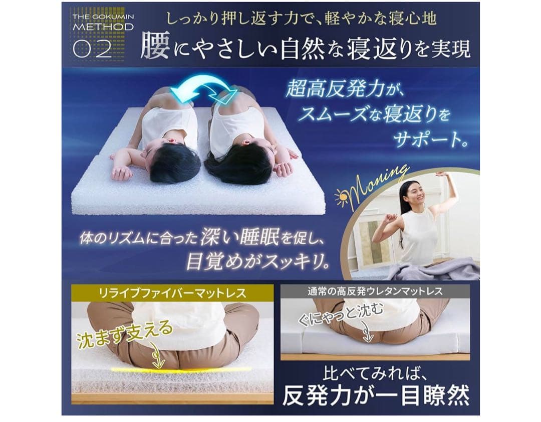 マットレス セミダブル 3つ折り 硬め 腰痛対策