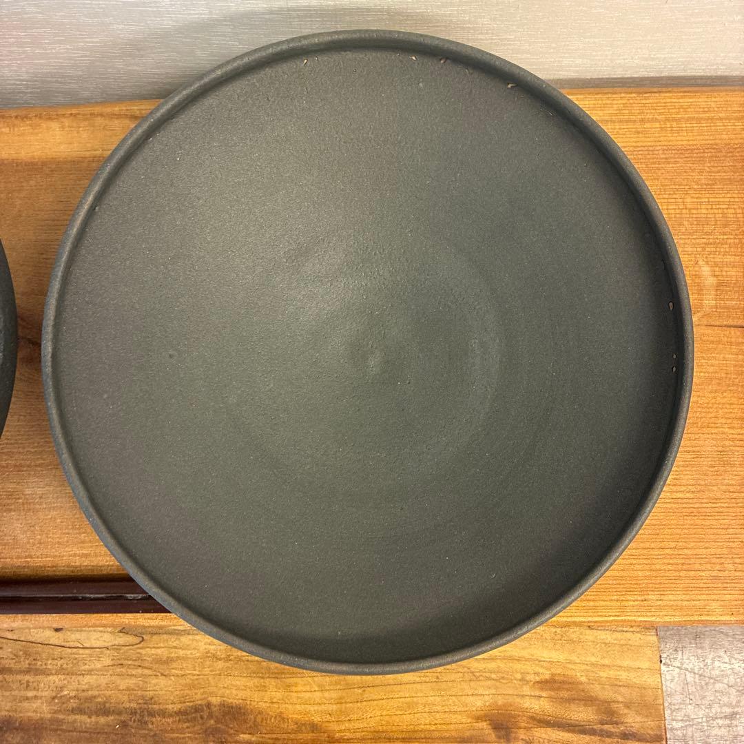 cyaco新品　陶器　陶芸作家　浅鉢2個　453