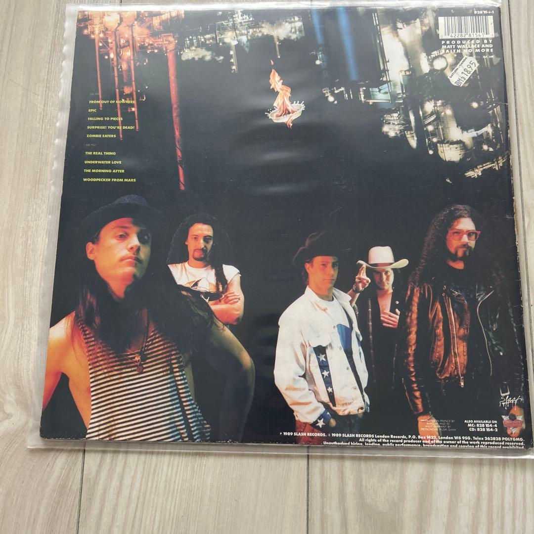 洋楽 FAITH NO MORE THE REAL THING LP