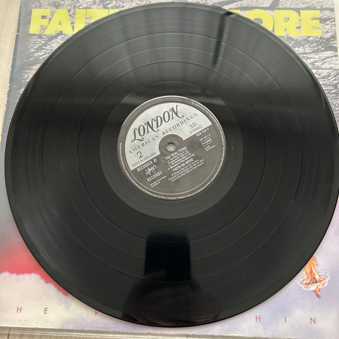 洋楽 FAITH NO MORE THE REAL THING LP