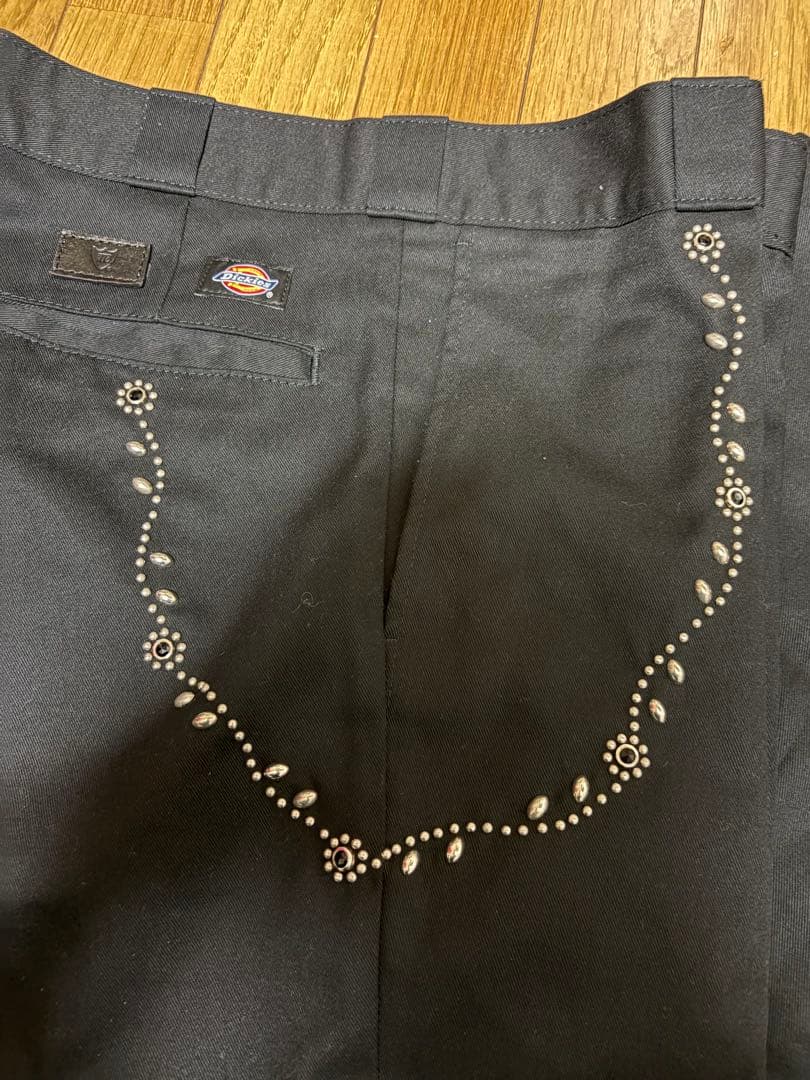 【HTC】Custom Dickiesキムタク着用 同型同色 ブラック32×30