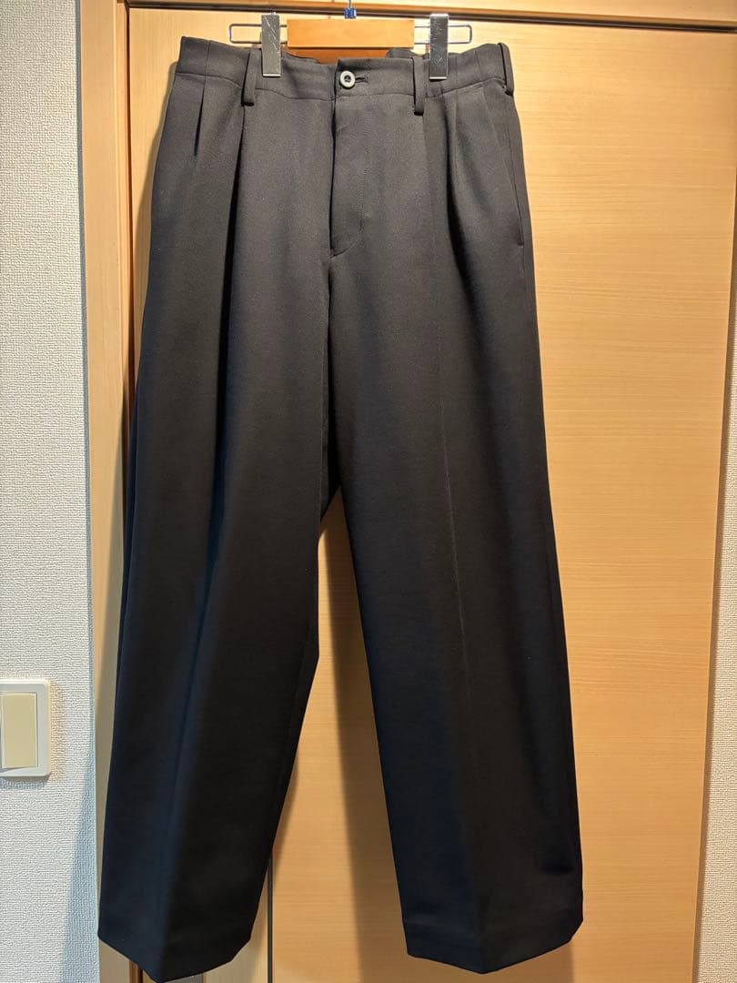 PLST コットンブレンドワイドパンツ