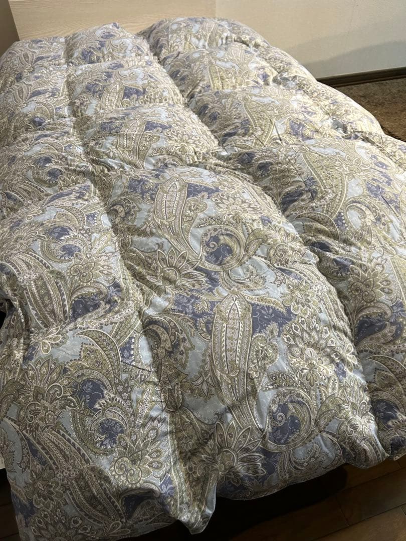 新品ふとん　掛けブルー1 ピンク1枚組　サイクルダウン増量1.3kgシングル