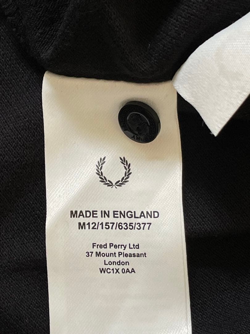 フレッドペリー FRED PERRY ポロシャツ M12 英国製