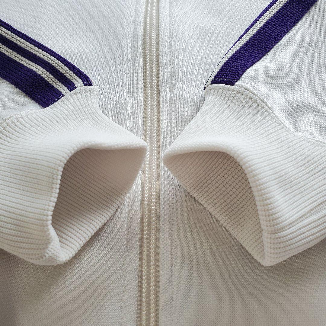 needles トラックジャケット オフホワイト×パープル