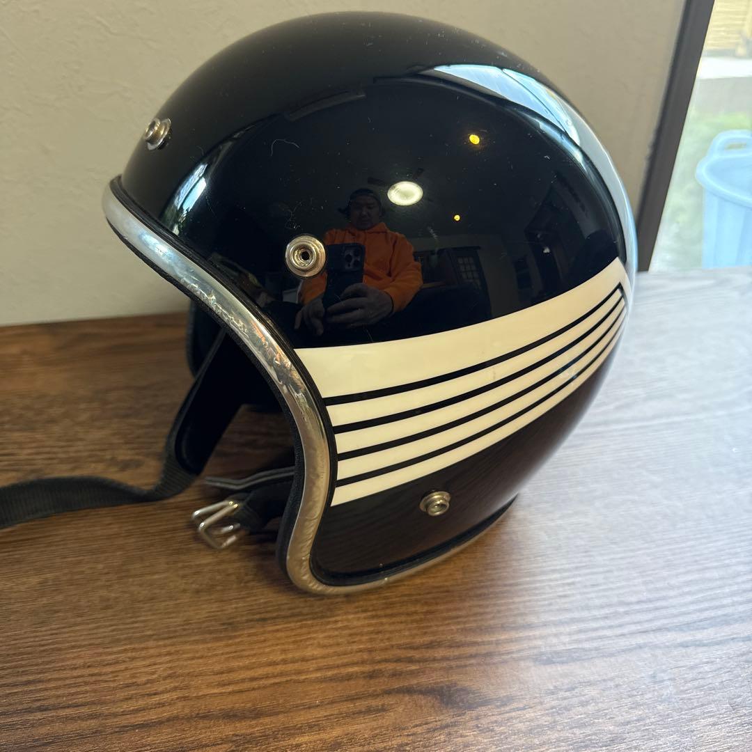 Arthur fulmer AF40ジェットヘルメット ストライプ