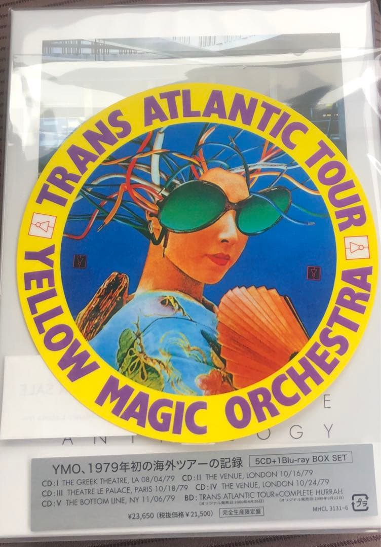 YMO Trans Atlantic Tour 新品未開封　ステッカー付き