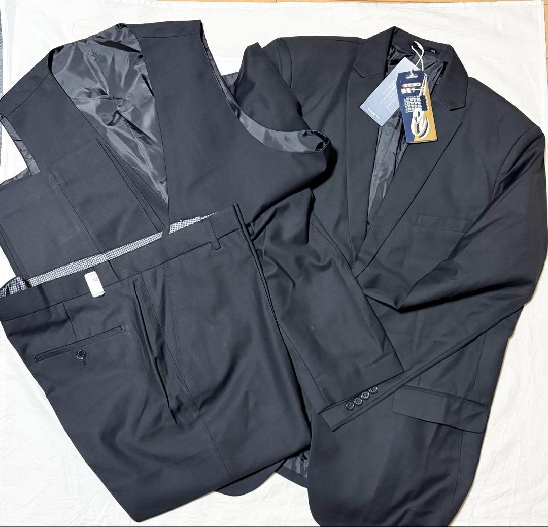 メンズ スーツ ジャケット ベスト ズボン フォーマル ビジネス 冠婚葬祭