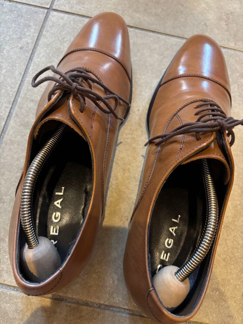 リーガル　革靴　ブラウン
