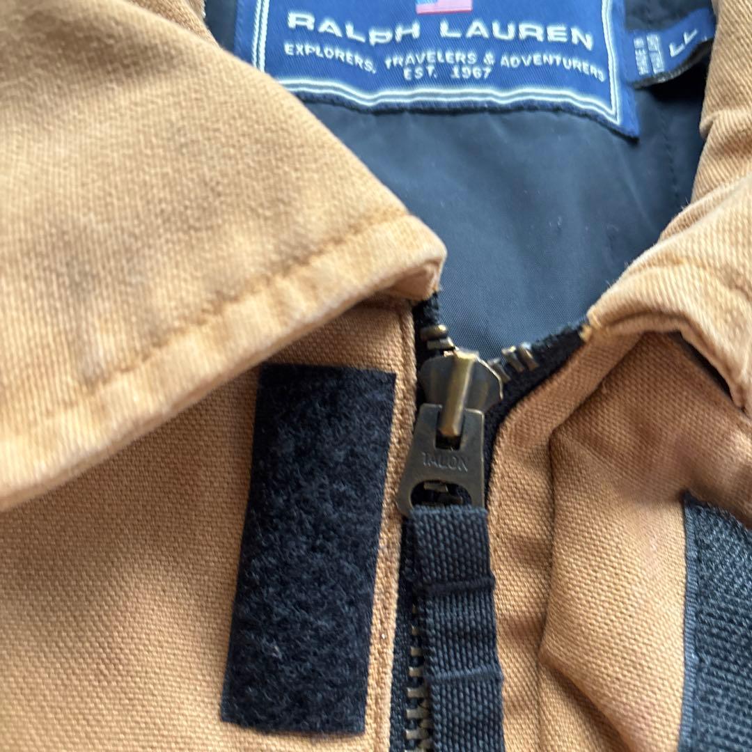 【90s】POLO SPORT トラディショナルジャケット フェード ダック