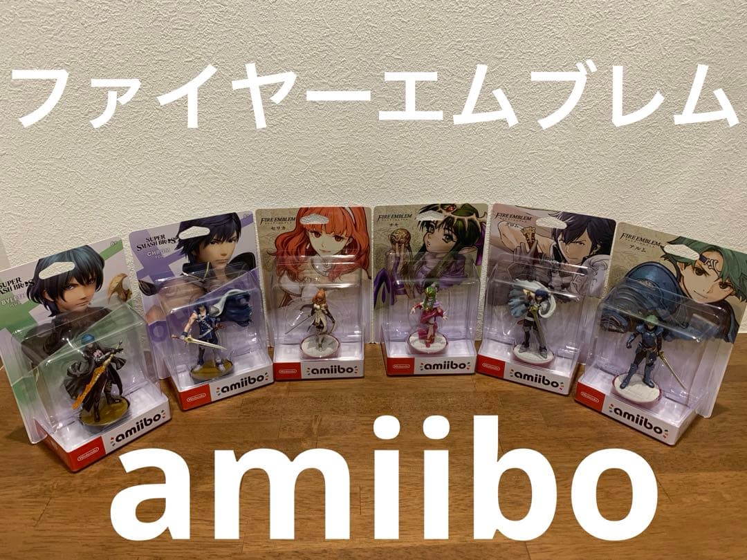 【新品】amiibo ファイアーエムブレム セリカ アルム クロム チキ ベルト