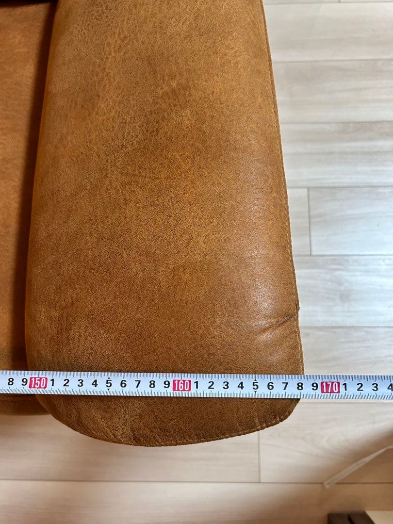 ブラウン 2.5人掛けソファ