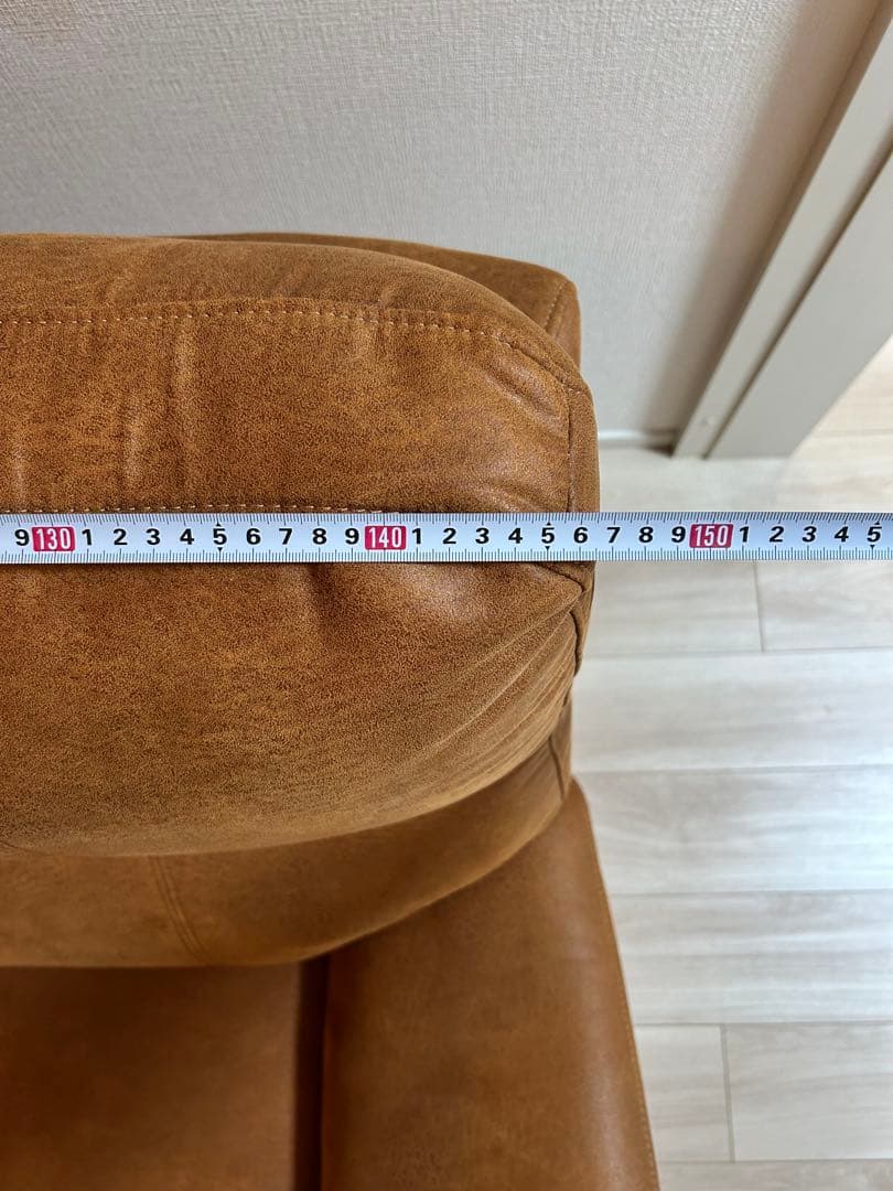 ブラウン 2.5人掛けソファ