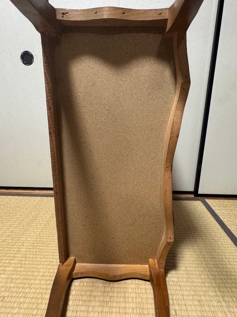 イタリア製3段チェスト 象嵌 猫脚 アンティーク