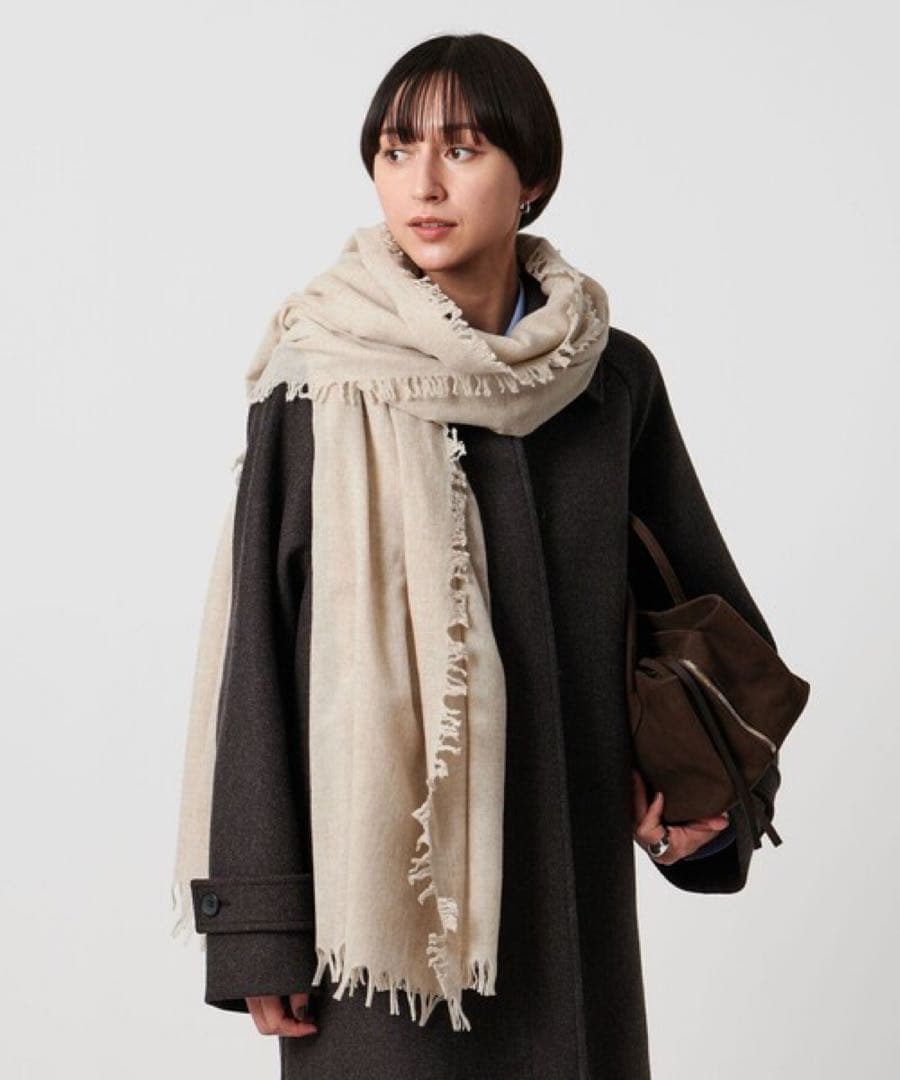 ASAUCE MELER ソリッドウールストール