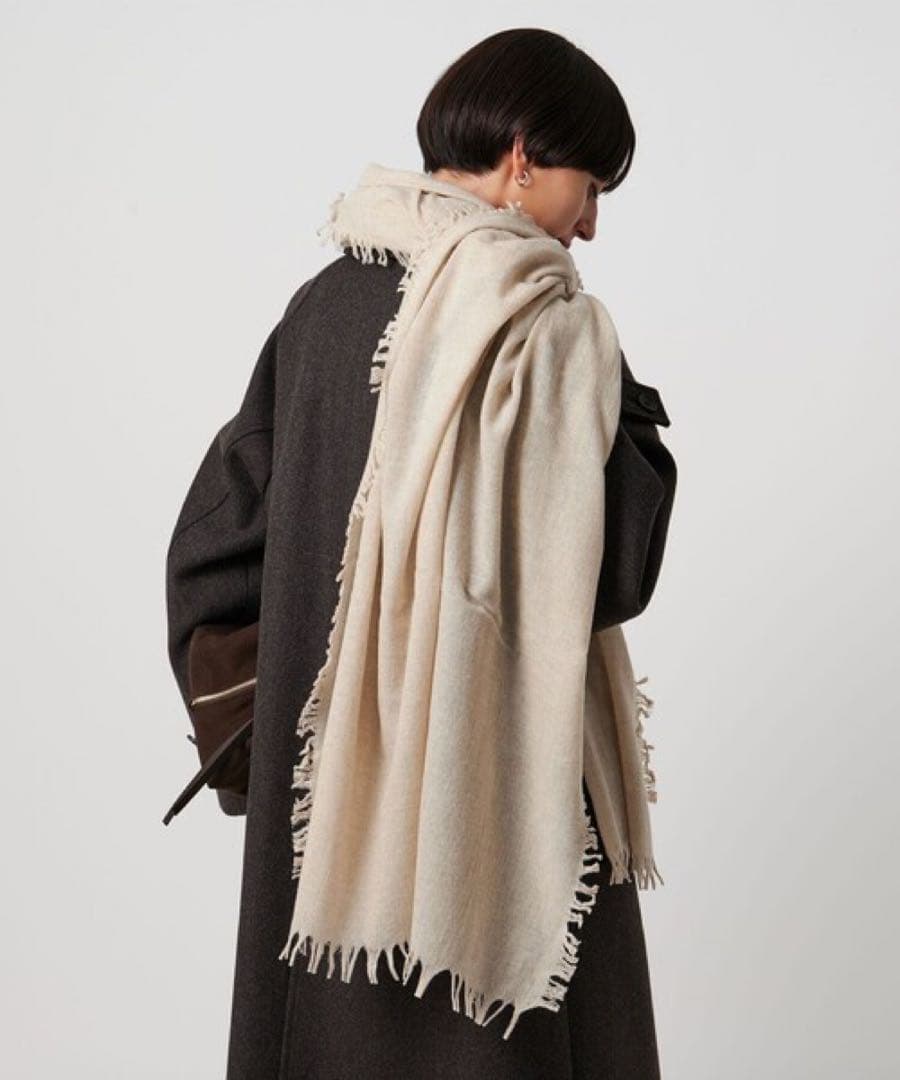 ASAUCE MELER ソリッドウールストール