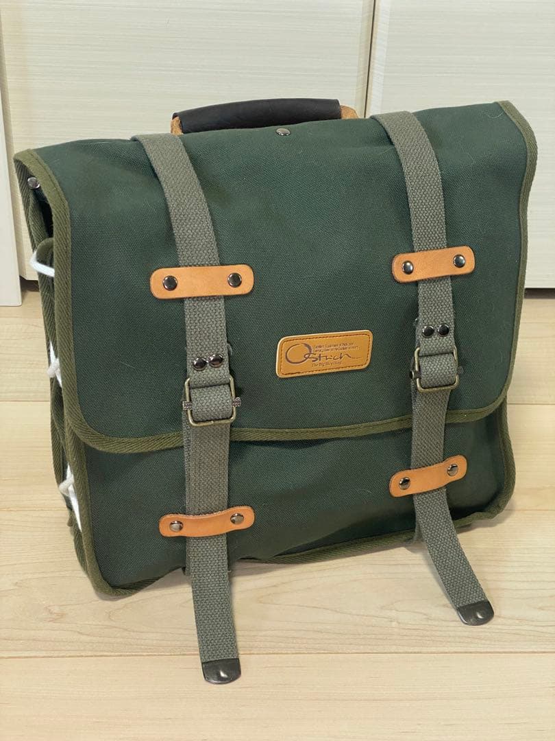 OSTRICH オリーブグリーン サイドバッグ