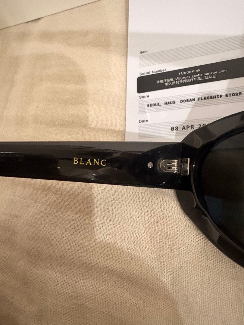 ジェントルモンスター　BLANC