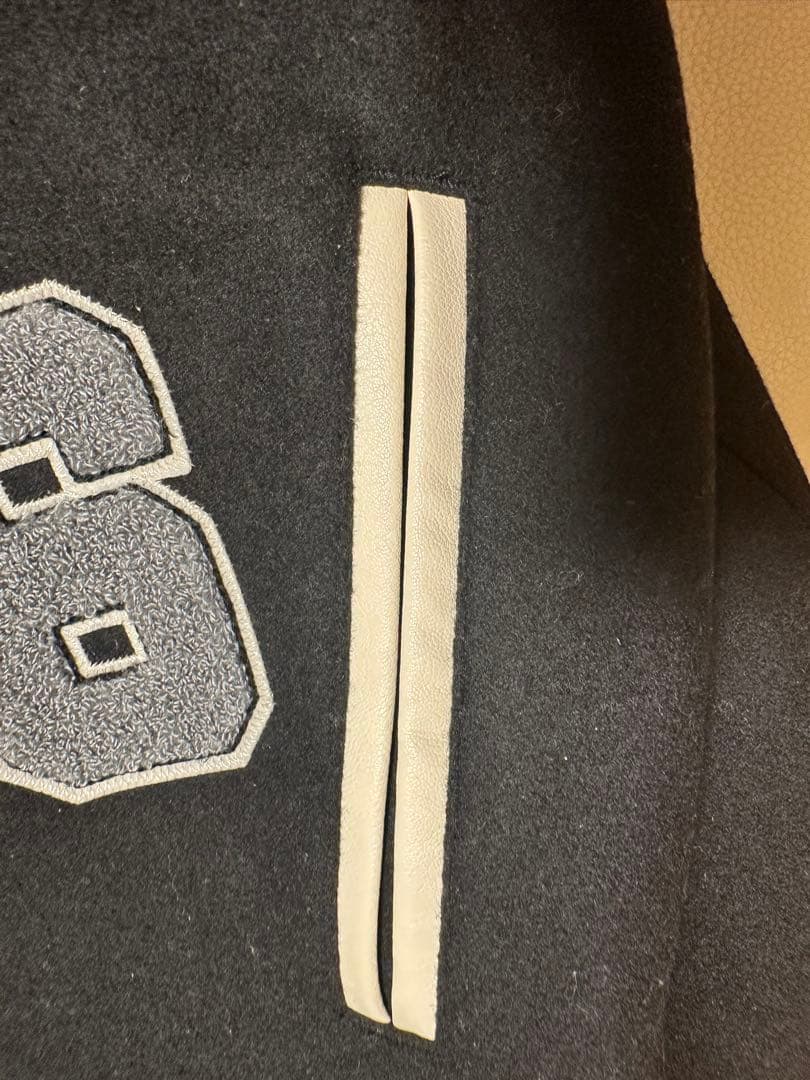 【大幅値下げ】XLARGE スタジャン ブラック/ホワイト