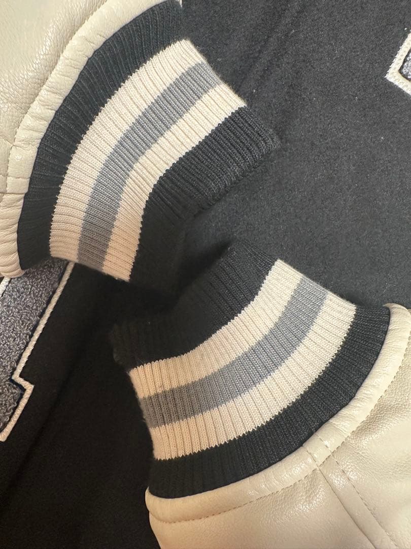 【大幅値下げ】XLARGE スタジャン ブラック/ホワイト