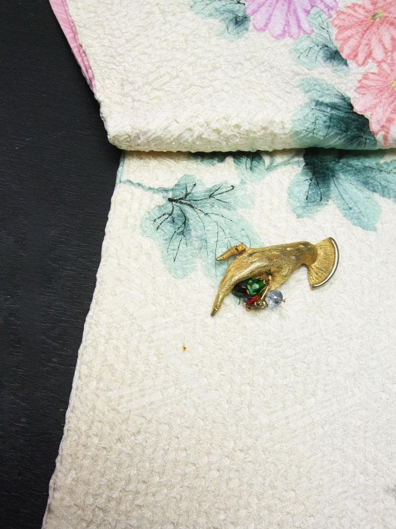 牡丹とダリア 総絞り 振袖フルセット　ｍ3 成人式