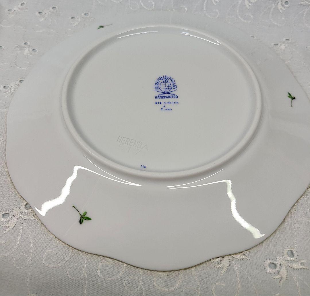 可愛い✴️ヘレンド プティットローズ プレート 19cm 皿 ピンク 薔薇 バラ