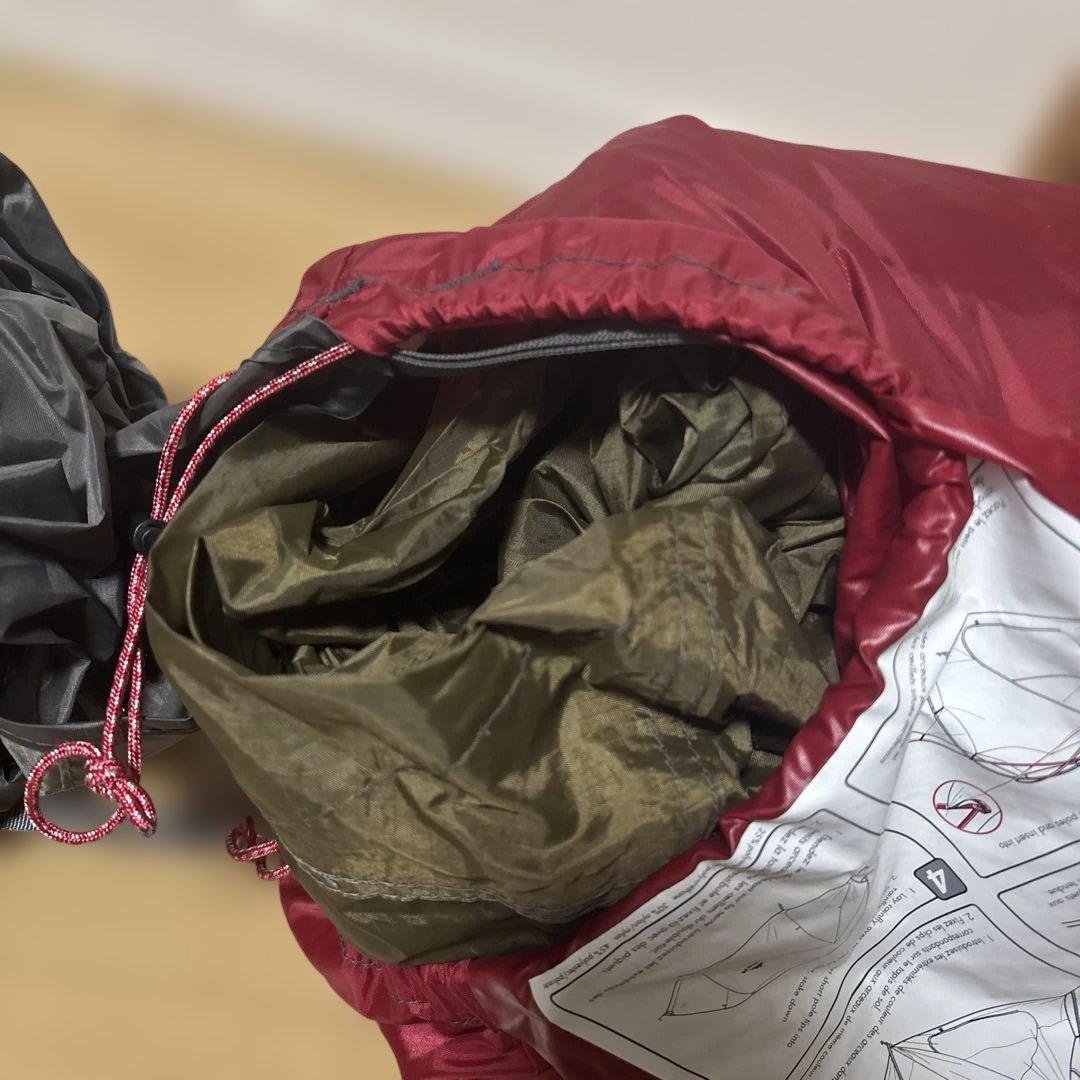 MSR 山岳テント 赤　エリクサー3