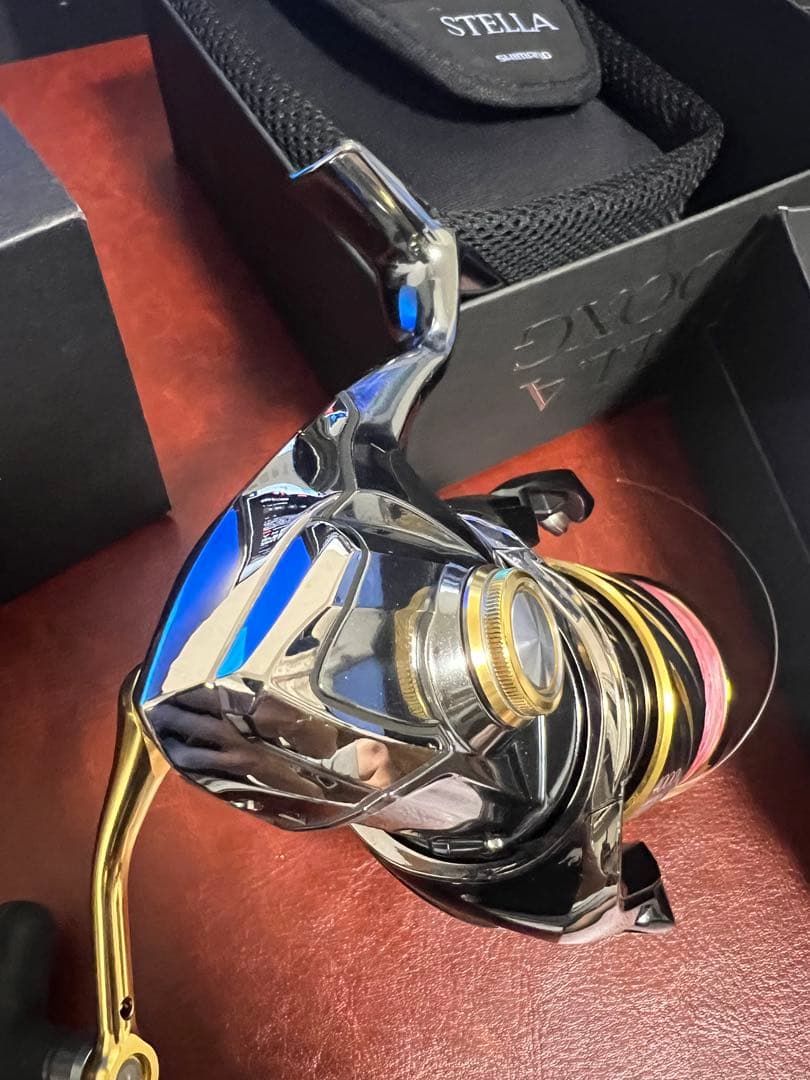 シマノ ステラ 4000XG 夢屋ハンドル　スプール付き