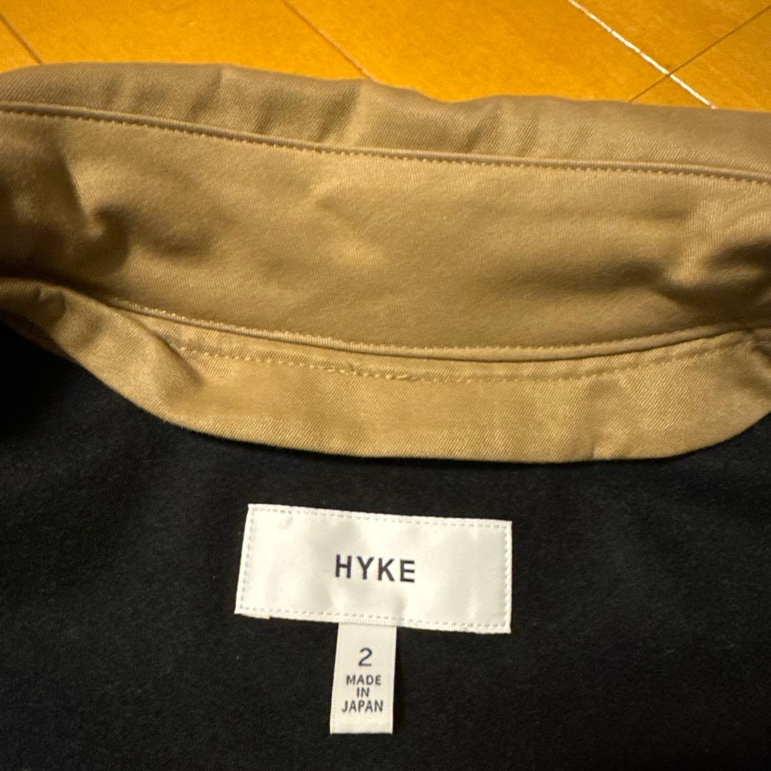HYKE ベージュ トレンチコート サイズ2 ライナー付 美品