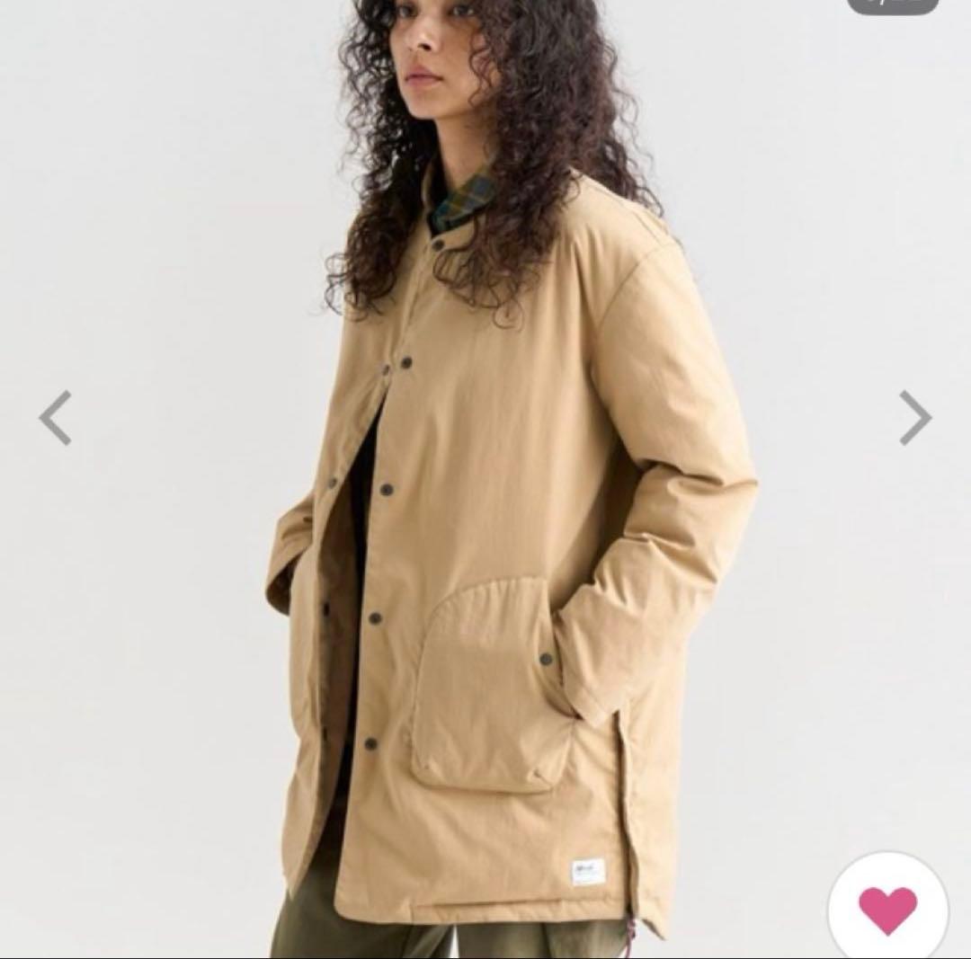 NANGA ナンガ ノーカラーダウンジャケット 美品