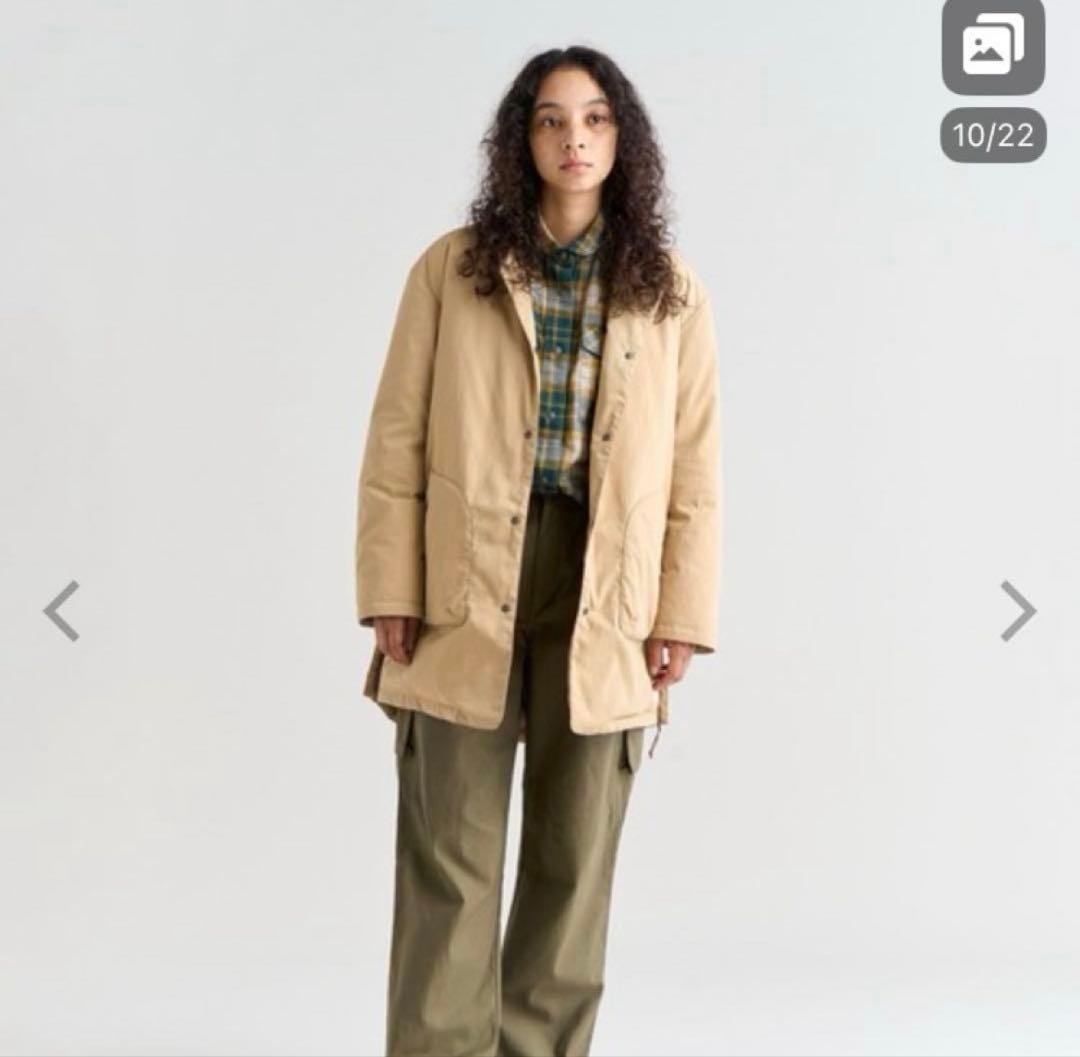 NANGA ナンガ ノーカラーダウンジャケット 美品