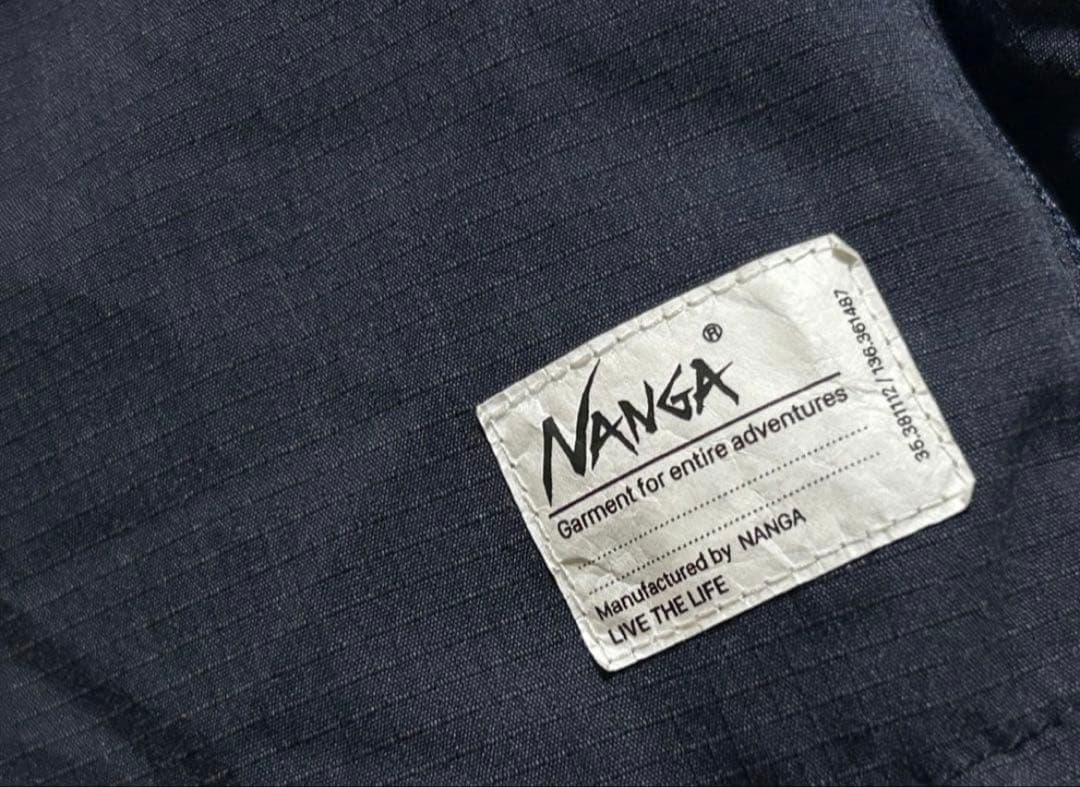 NANGA ナンガ ノーカラーダウンジャケット 美品