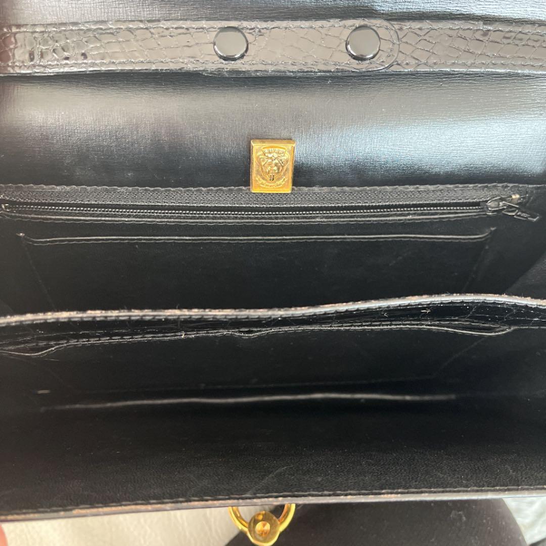 オールドグッチ　クロコダイル　ショルダーバッグ