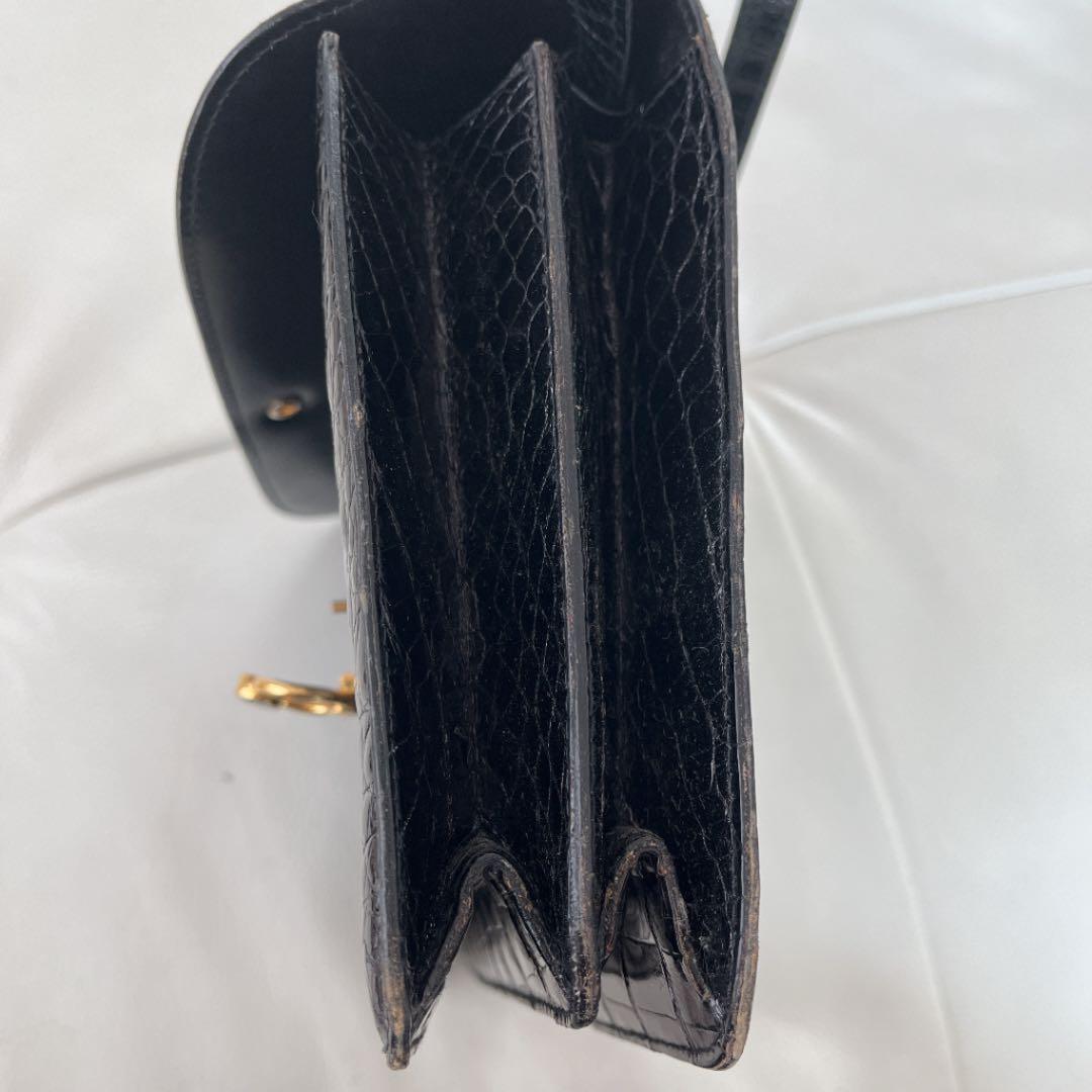 オールドグッチ　クロコダイル　ショルダーバッグ