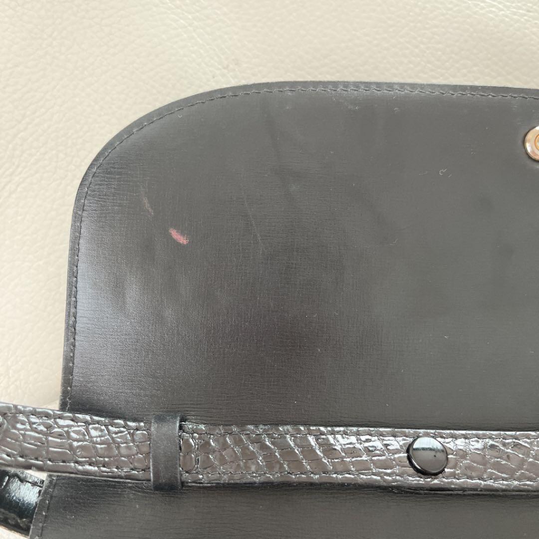 オールドグッチ　クロコダイル　ショルダーバッグ