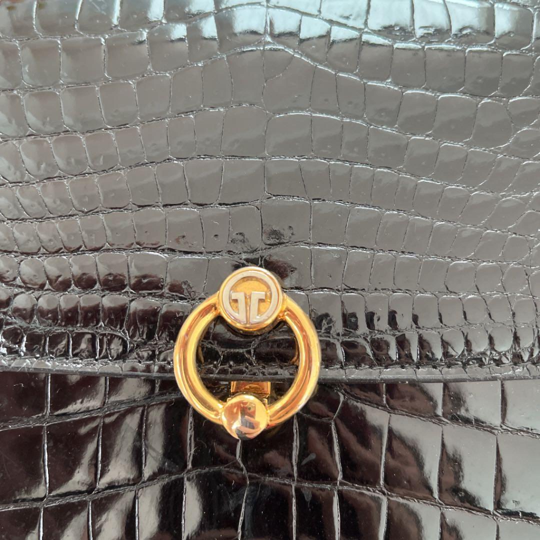 オールドグッチ　クロコダイル　ショルダーバッグ