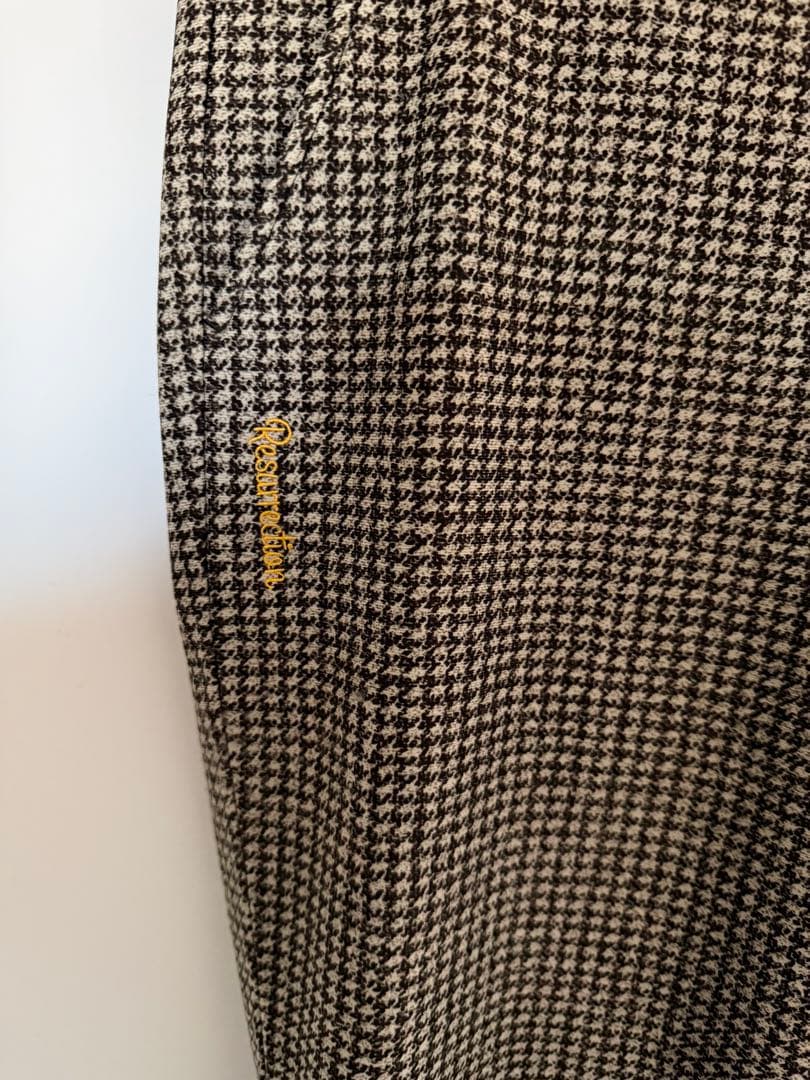 レザレクション　ウォーム　千鳥　パンツ　XL